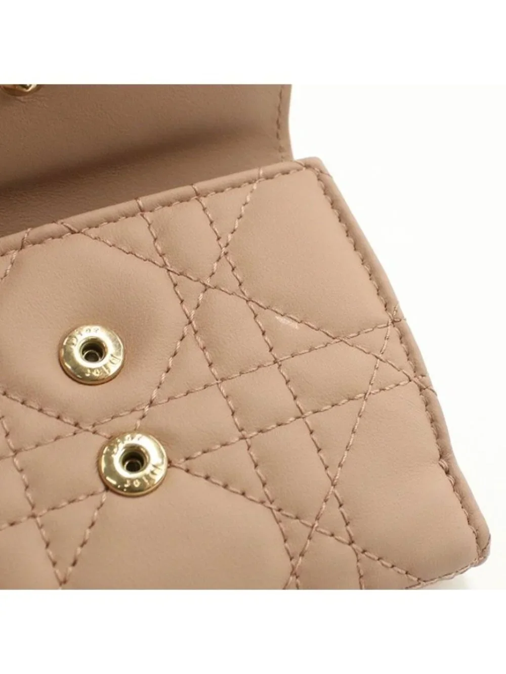 Dior Lotus Wallet Trifold Lambskin
